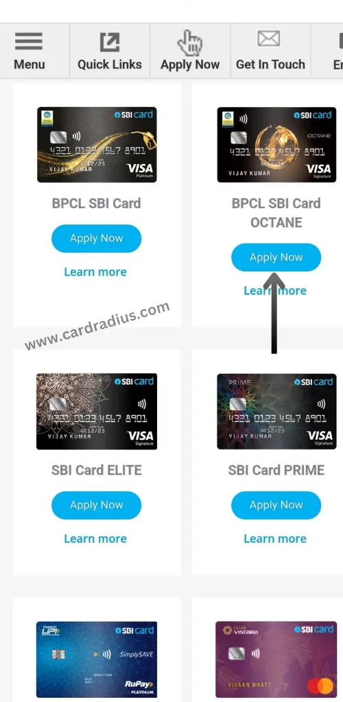 SBI BPCL Octane Credit Card Benefits in Hindi