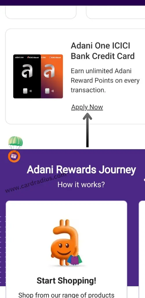 Adani One Credit Card 